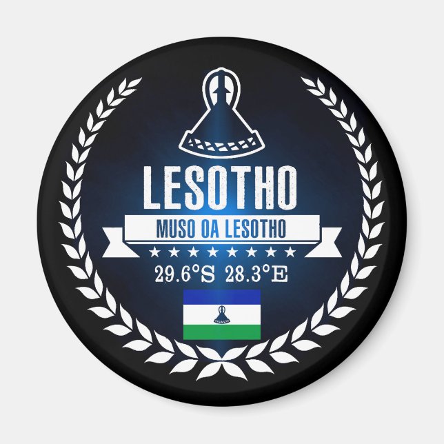Lesotho Magnet (Framsidan)