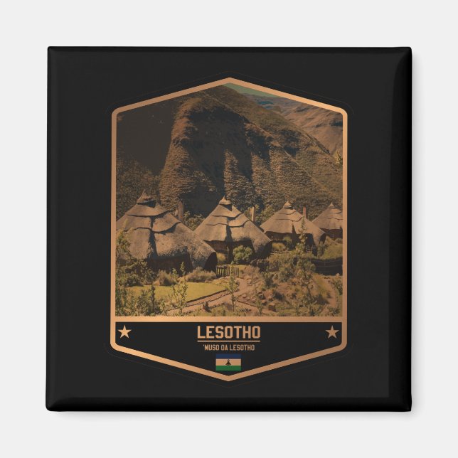 Lesotho Magnet (Framsidan)