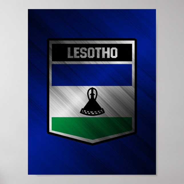 Lesotho Poster (Framsidan)
