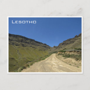 lesotho sani pass vykort