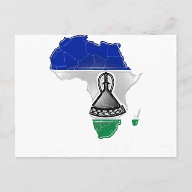 Lesotho Vykort (Framsida)