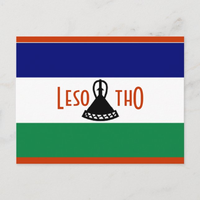 Lesotho-vykort Vykort (Framsida)