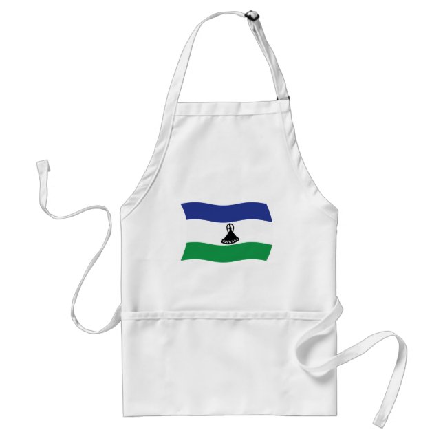 Lesothos flagduk förskydd förkläde (Framsidan)
