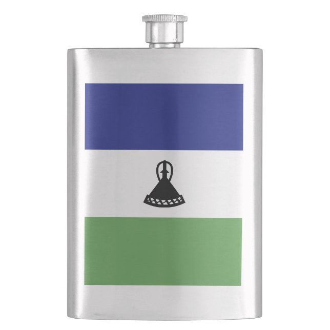 Lesothos flagga fickplunta (Framsidan)