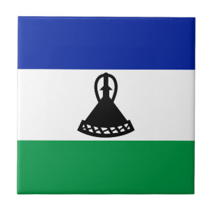 Lesothos flagga kakelplatta
