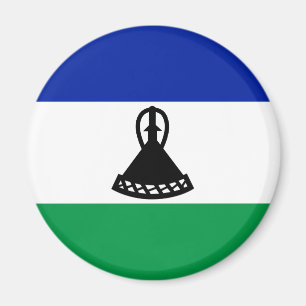 Lesothos flagga magnet