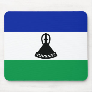 Lesothos flagga musmatta