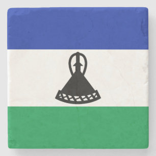 Lesothos flagga stenunderlägg