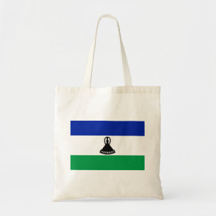 Lesothos flagga tygkasse