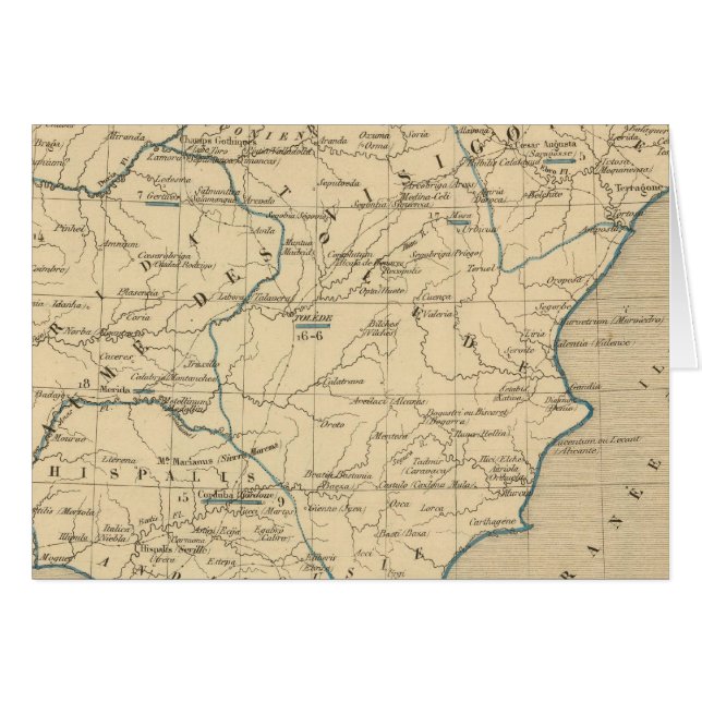 L'Espagne 585 a 756 Hälsningskort (Framsidan Horizontal)