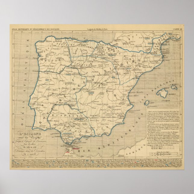 L'Espagne 585 a 756 Poster (Framsidan)