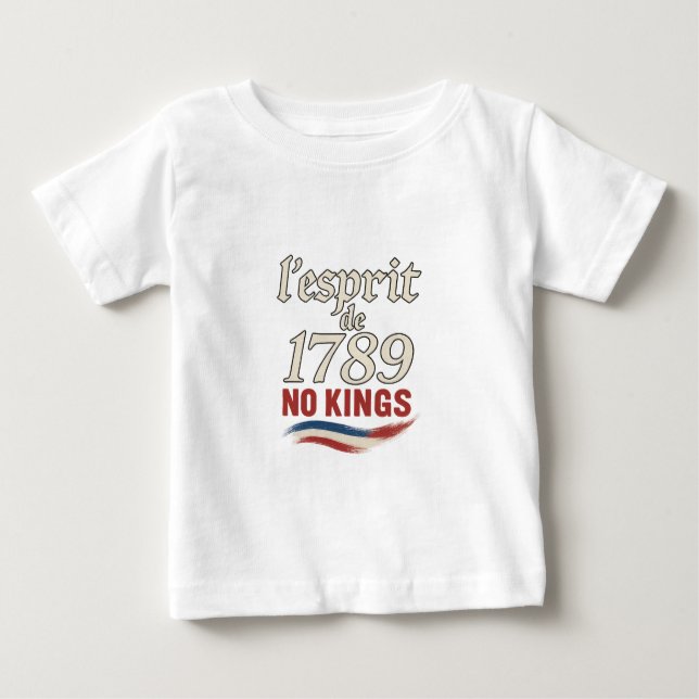 l'esprit de 1789 No Kung T Shirt (Framsida)