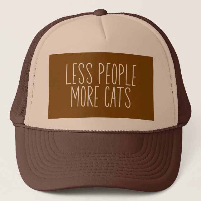 Less People More Cats Keps (Framsida)
