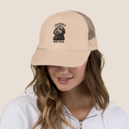Less People More Dogs Hat – Goldendoodle Graphic Keps