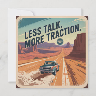 Less Talk. More Traction Inbjudningar