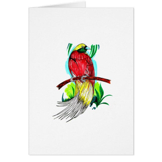 Lesser Bird Hälsningskort (Framsidan)