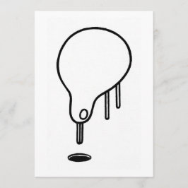 Lesser kort för hålperson som stirrarkonst