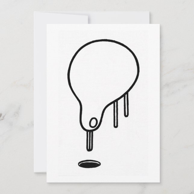 Lesser kort för hålperson som stirrarkonst (Framsida)