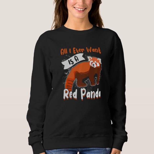 Lesser Red Panda T Shirt (Framsida)