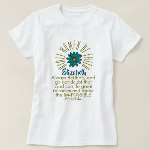 Lesson Fr Bible Women of Faith Elizabeth Christian T Shirt