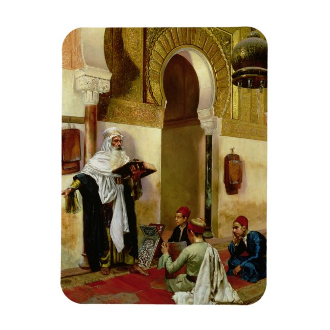 Lesson (olja på canvas) magnet (Vertikal)