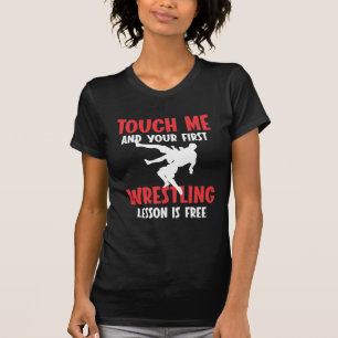 Lesson Wrestler Humor T Shirt