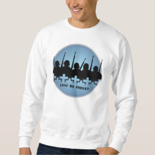 Lest vi glömmer tröjan för skjortasoldatTribute Sweatshirt