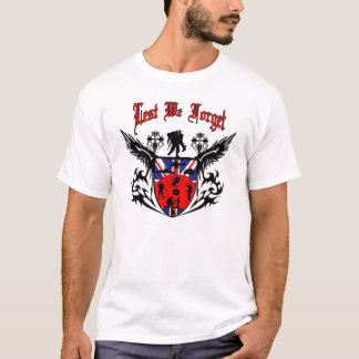 LEST WE FORGET .....United Kingdom Tee Shirt