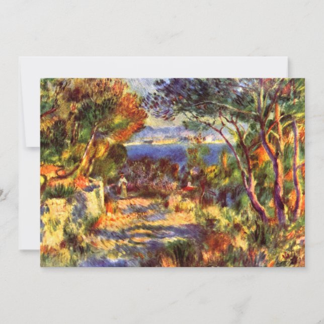 L'Estaque av Pierre Renoir, Vintage Impressionism (Framsida)