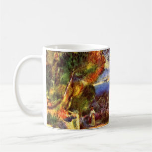 L'Estaque av Pierre Renoir, Vintage Impressionism Kaffemugg