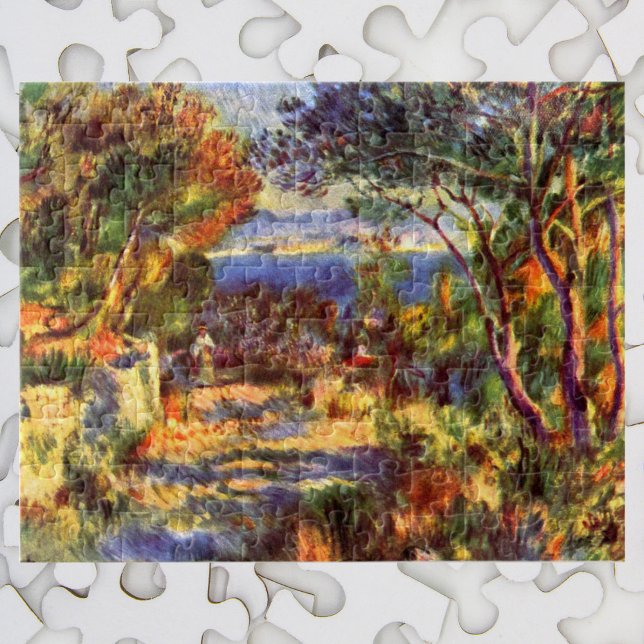 L'Estaque av Pierre Renoir, Vintage Impressionism Pussel (Skapare uppladdad)