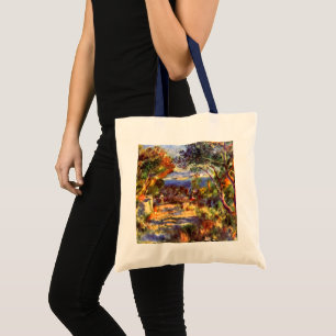 L'Estaque av Pierre Renoir, Vintage Impressionism Tygkasse
