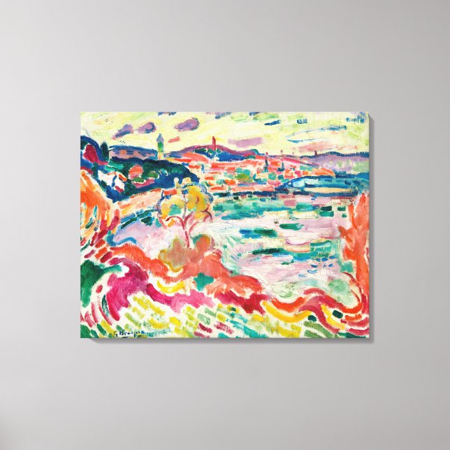 L'Estaque | Georges Braque | Canvastryck (Framsida)