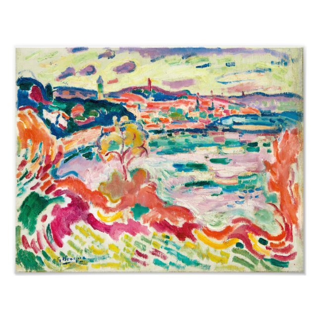 L'Estaque | Georges Braque | Fototryck (Framsidan)