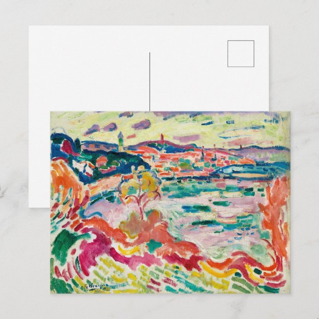 L'Estaque | Georges Braque | Vykort (Fram/baksida)