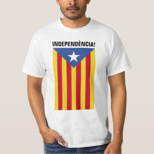 L'Estelada Blava - blåttstjärnaflagga Catalonia T-shirt