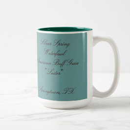 Lester kaffemugg… Två-Tonad mugg