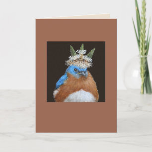 Lester på grumpy, bossy bluebird card kort