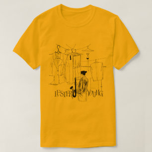 Lester Young Jazz Vintage Illustration T Shirt