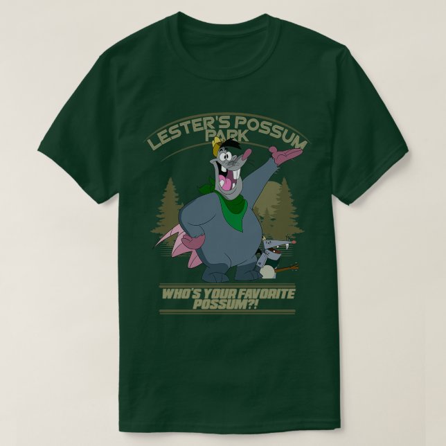 Lesters Possum Park T Shirt (Design framsida)