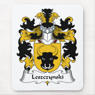 Leszczynski familjvapensköld musmatta