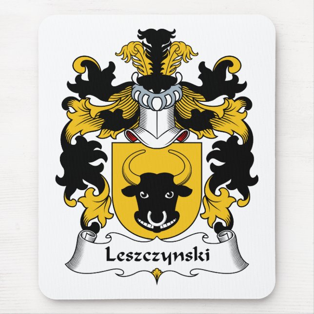 Leszczynski familjvapensköld musmatta (Framsidan)