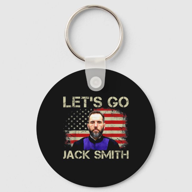 Let39s Go Jack Smith American Flagga Summer Nyckelring (Framsida)