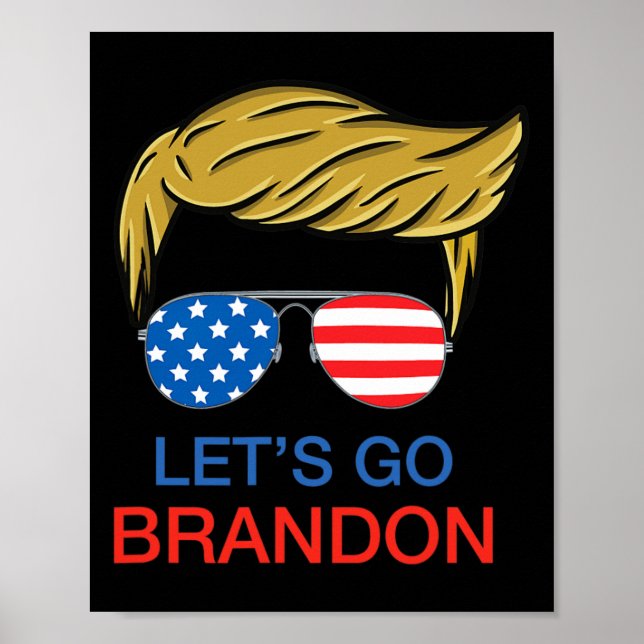 Let#39;s Go Brandon Chant Funny Biden Policy Tr Poster (Framsidan)