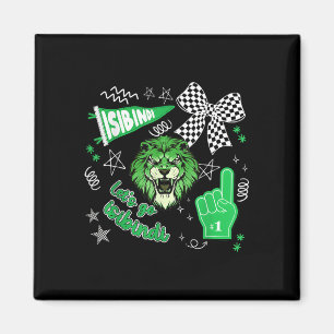 Let's Go Isibindi Retro Cheering School Spirit Magnet