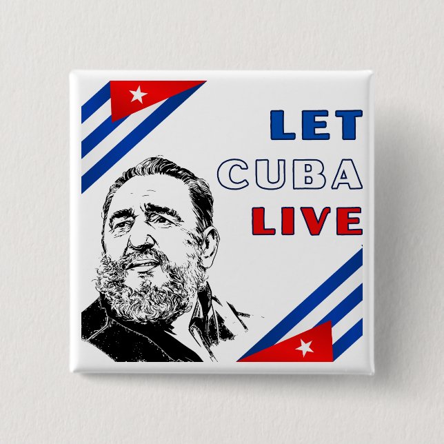 Let Cuba Live Knapp (Framsida)