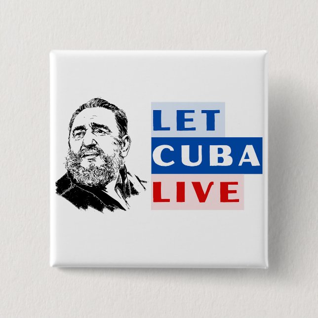 Let Cuba Live Knapp (Framsida)