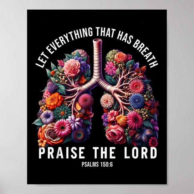 Let Everything That Has Breath Praise The Lord Tee Poster (Framsidan)