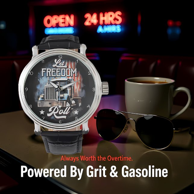 Let Freedom Roll: Trucking America Armbandsur (Skapare uppladdad)