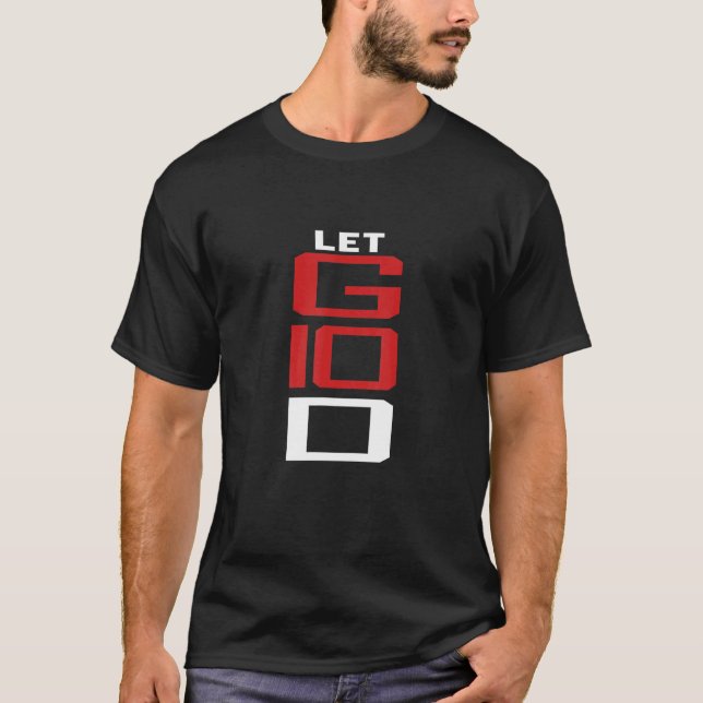 Let Go Let God Ministry Church Bible Study Cute Ch T Shirt (Framsida)